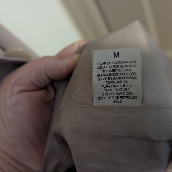 Preppy FOG By London Fog Trench Coat Rain Coat Normcore UK Stone Beige Brown - Picture 6 of 9